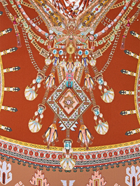 Fabric Of Time V Neck One Piece by CAMILLA - View 5