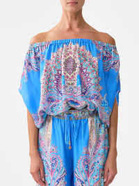 Footsteps In Folklore Off Shoulder Elastic Top by CAMILLA-FOOTSTEPS IN FOLKLORE-AMY Atelier