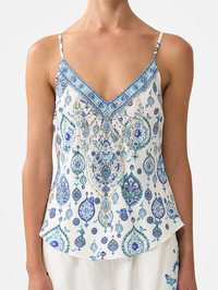 Isnik Lullaby V-Neck Bias Cami by CAMILLA-ISNIK LULLABY-AMY Atelier