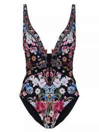 Midnight In Monserrate U-Ring Underwire One-Piece Swimsuit by CAMILLA - View 5