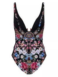 Midnight In Monserrate U-Ring Underwire One-Piece Swimsuit by CAMILLA - View 6