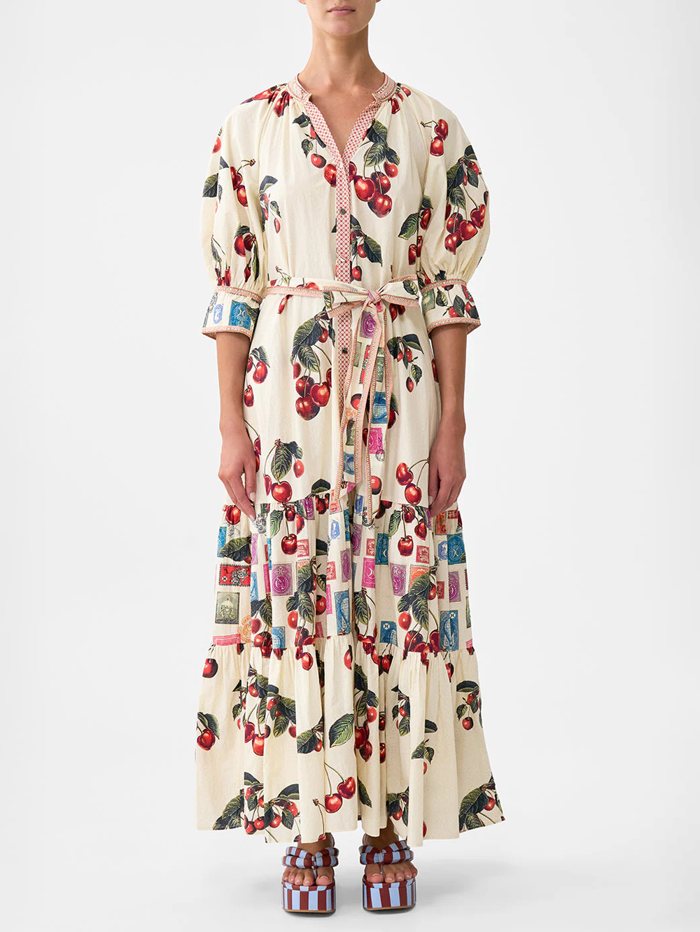 camilla tiered shirt dress Camilla Tiered Shirt Dress