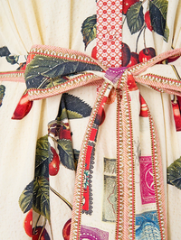 Notes From The Road Tiered Shirt Dress With Short Sleeve by CAMILLA - View 2