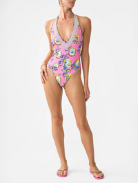 Salty Splendor Reversible Halter One Piece by CAMILLA - View 2