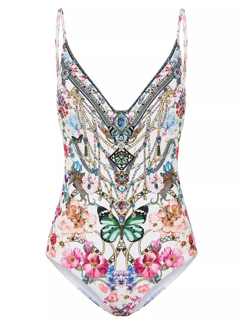 Monserrate Magic Wired V-Neck One-Piece Swimsuit