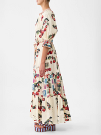 Notes From The Road Tiered Shirt Dress With Short Sleeve