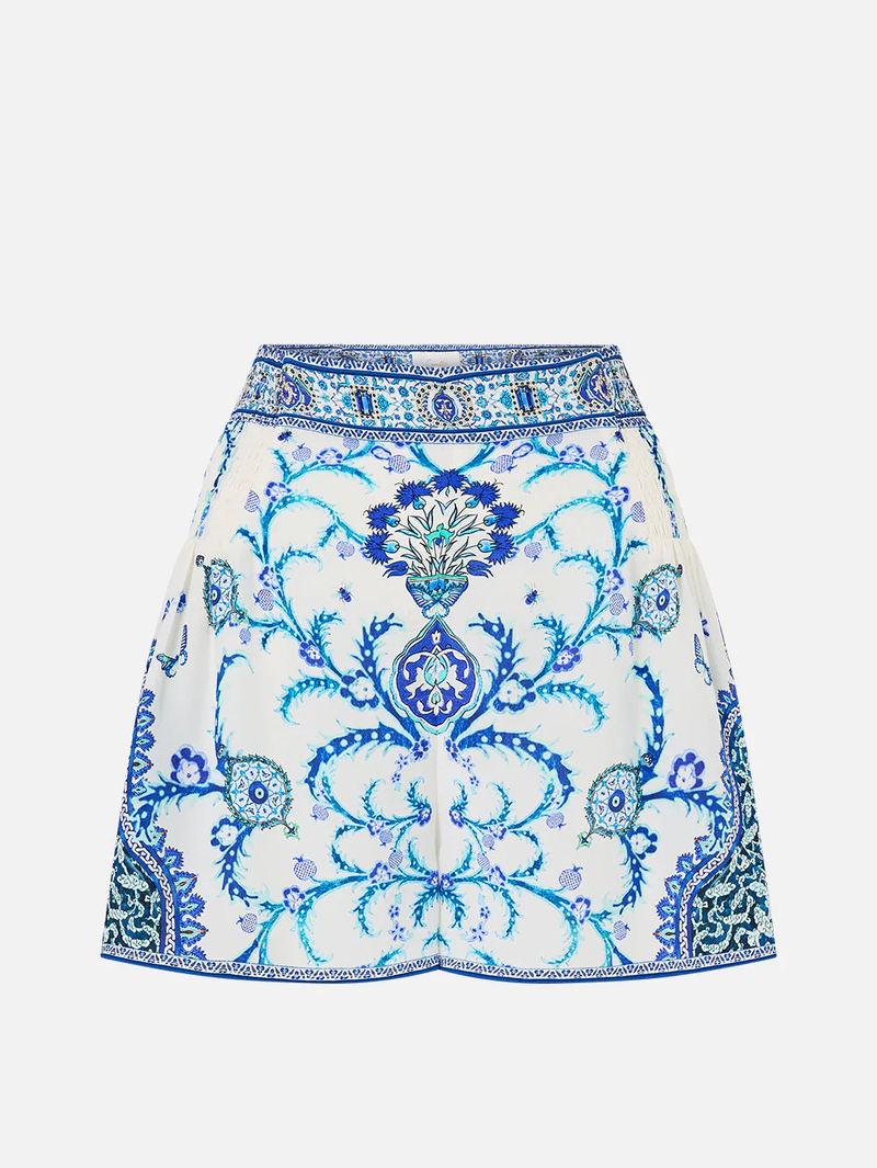 Isnik Lullaby Shorts With Side Flounce