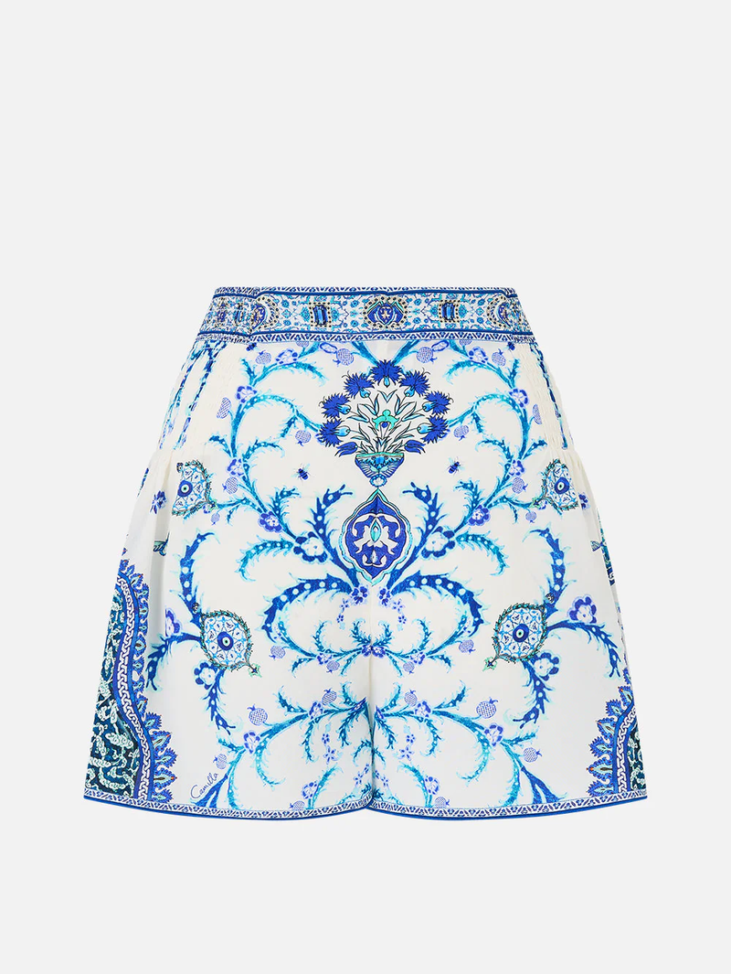Isnik Lullaby Shorts With Side Flounce