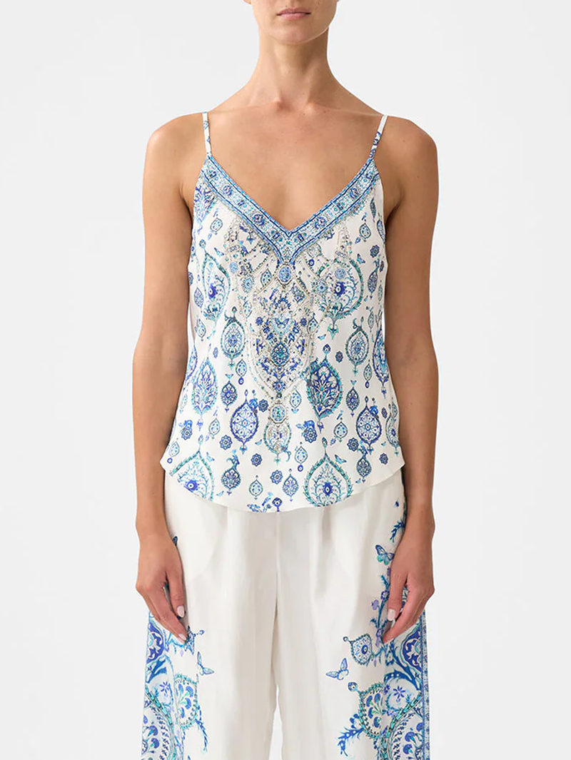 Isnik Lullaby V-Neck Bias Cami