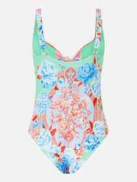 Topkapi Pop Sweetheart Neck One Piece With Tie Front