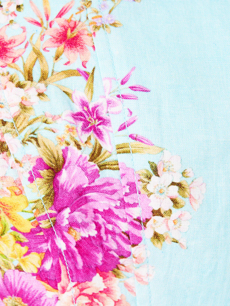 Bazaar Blooms Corset Crop Top