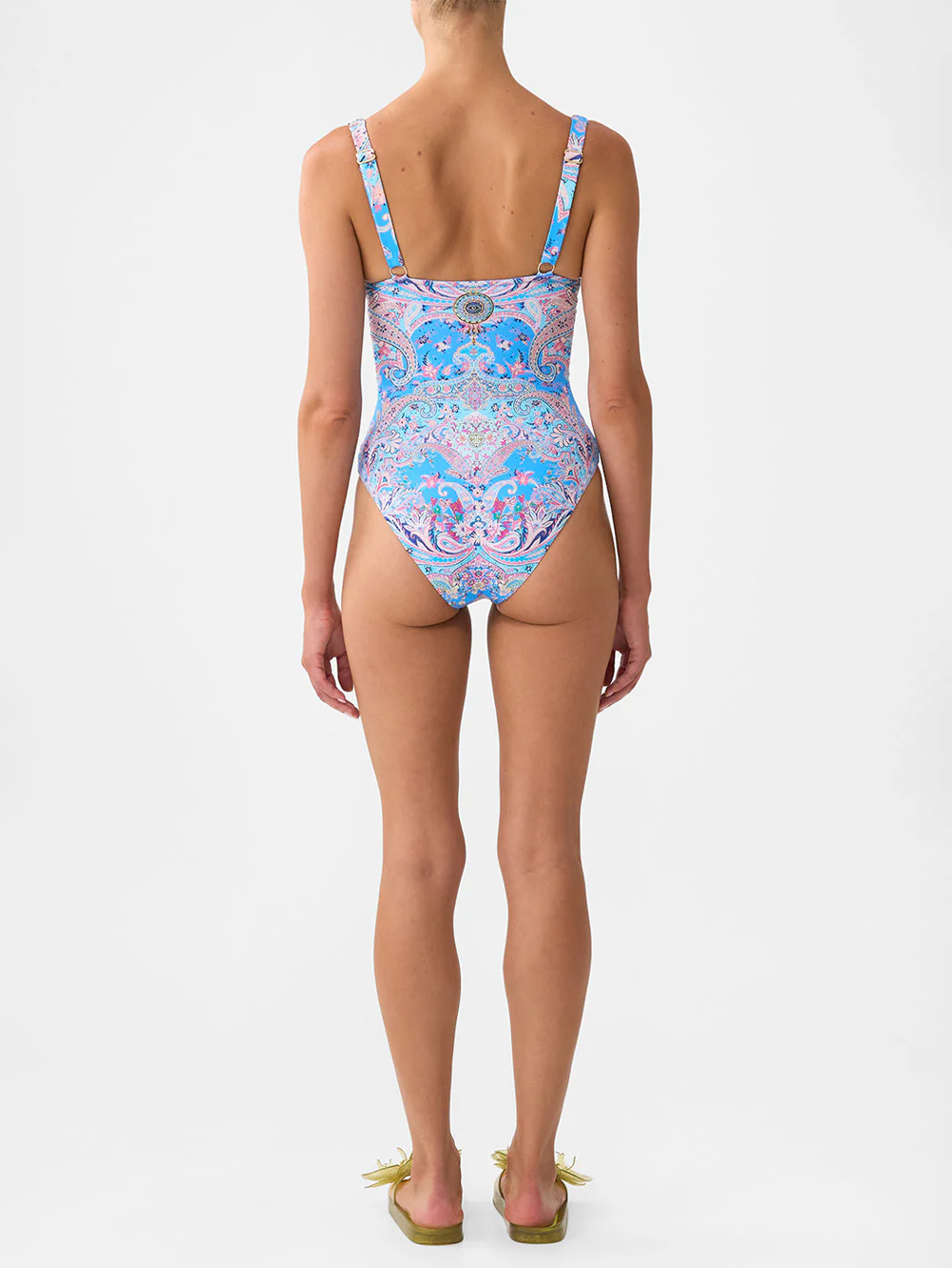 Footsteps In Folklore Lace Up One Piece