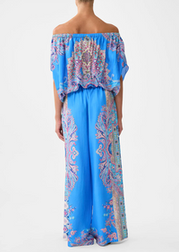 Footsteps In Folklore Off Shoulder Elastic Top