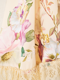 Adorned in Aranjuez Crop Ruffle Top