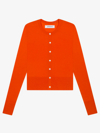 Baby Cardigan in Orange