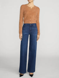The Cashmere Airy Teddy Cardi in Camel