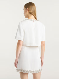 CINQ A SEPT ADONA TOP IVORY – Image 4