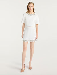 CINQ A SEPT ADONA TOP IVORY – Image 5