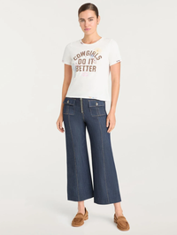 Bespoke Cowgirls Do It Better Shrunken Tee by CINQ A SEPT - View 4
