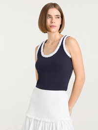 Braided Tank Top by CINQ A SEPT - View 4