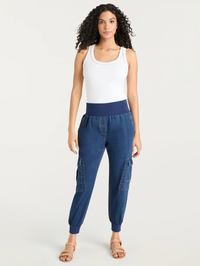 Denim Giles Pant by CINQ A SEPT - View 4