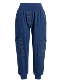 Denim Giles Pant by CINQ A SEPT - View 5