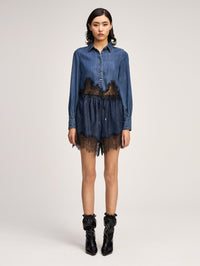 CINQ A SEPT Greta Top in Inkwell/black – Image 1