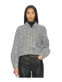 CINQ A SEPT Harriet Jacket In Lune/Silver – Image 1