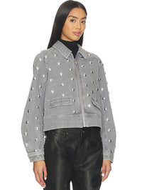 CINQ A SEPT Harriet Jacket In Lune/Silver – Image 4