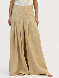 Jagger Wide Leg Pant by CINQ A SEPT-KHAKI-AMY Atelier