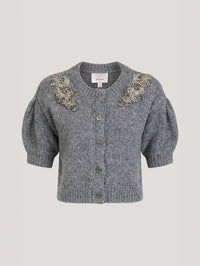 CINQ A SEPT Millicent Cardigan in Heather Grey – Image 6