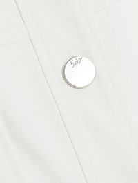 Nolwenn Drop-Shoulder Mini-Shirtdress by CINQ A SEPT - View 5