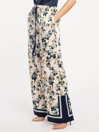 Trailing Iris Asher Pant in Rosy Cloud Multi by CINQ A SEPT - View 5