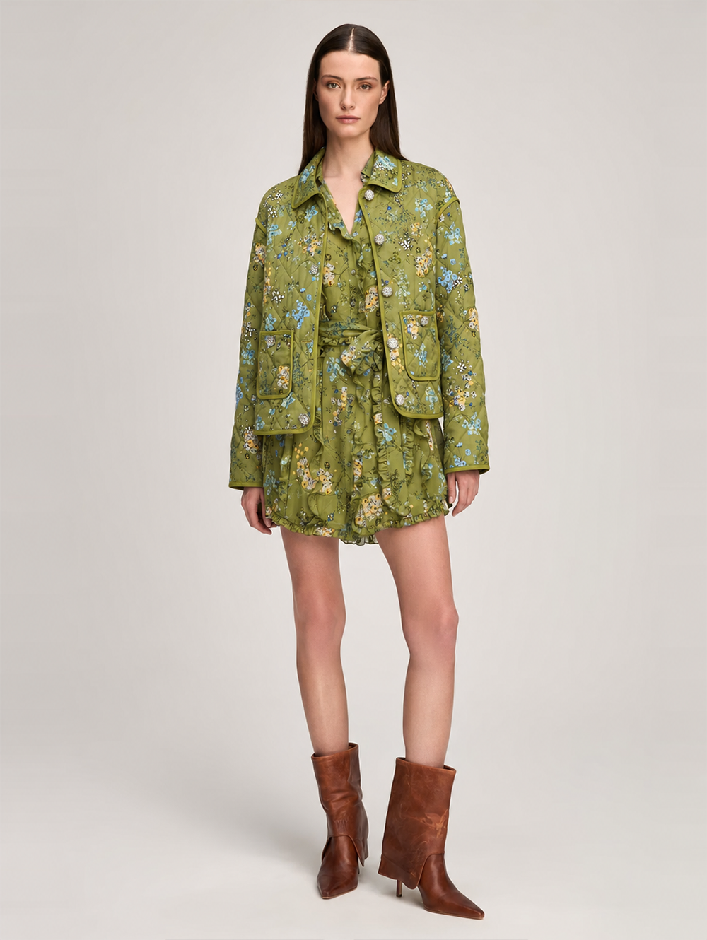 Windswept Floral Estelle Dress