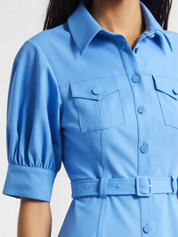 Zillah Short Sleeve Shirtdress by CINQ A SEPT - View 3