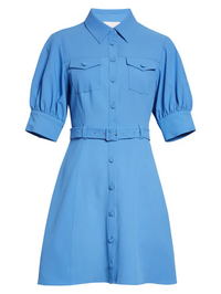 Zillah Short Sleeve Shirtdress by CINQ A SEPT - View 4