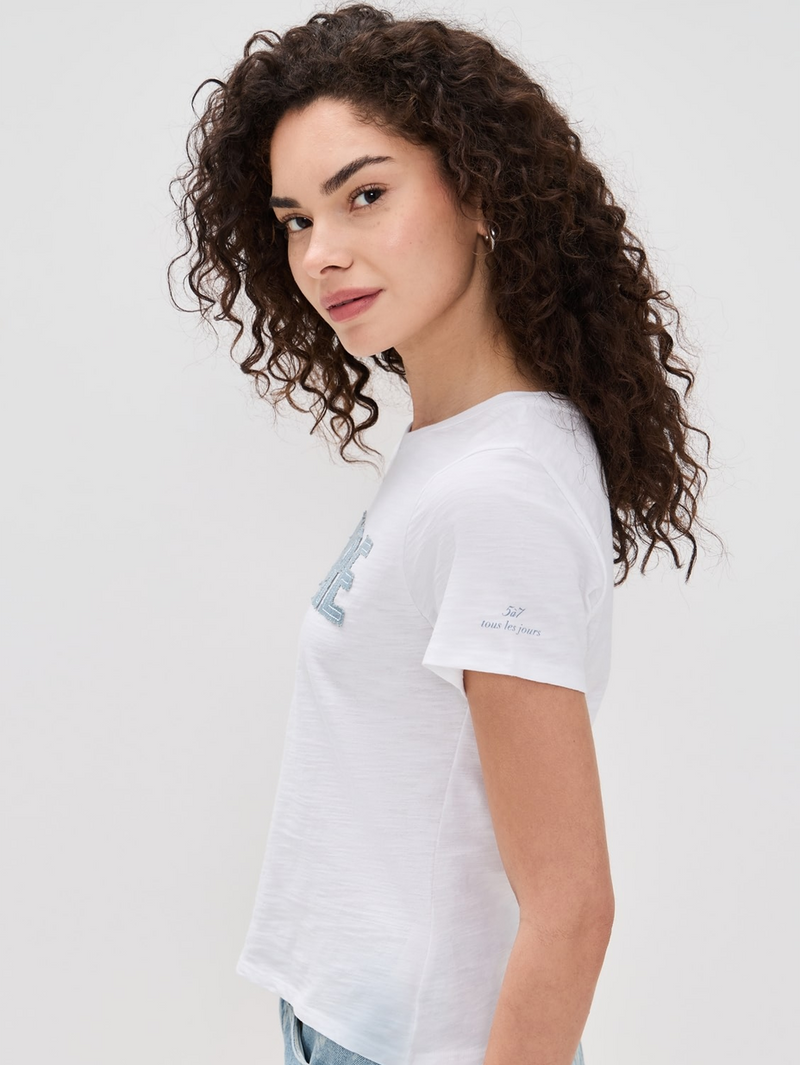 Denim J'Adore Shrunken Tee