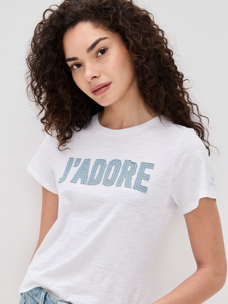 Denim J'Adore Shrunken Tee