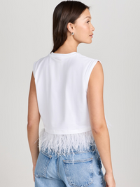Cropped Feather Tank
