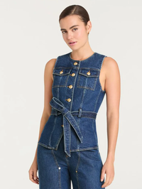 Reenee Jean Vest in Tide