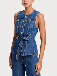 Reenee Jean Vest in Tide