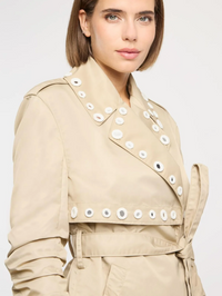 Crochet Mirrors Short Yates Trench