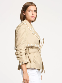 Crochet Mirrors Short Yates Trench