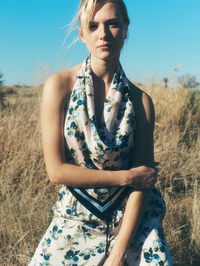 Trailing Iris Asher Top in Rosy Cloud Multi