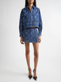 Marcia Rivet Detail Denim Skort
