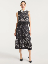 Selene Feather and Sequin Top