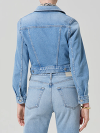 CITIZENS OF HUMANITY Charisse Shrunken Jacket in Sparrow in SPARROW – Image 3