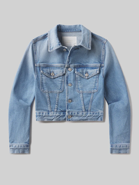 CITIZENS OF HUMANITY Charisse Shrunken Jacket in Sparrow in SPARROW – Image 6