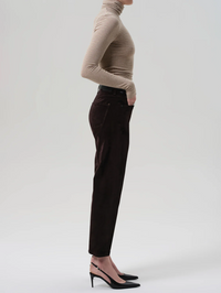 Delfina High Rise Straight Velvet in Espresso by CITIZENS OF HUMANITY - View 3