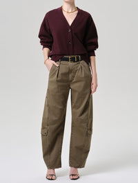 CITIZENS OF HUMANITY Fleece Cardigan in Mahogany – Image 5
